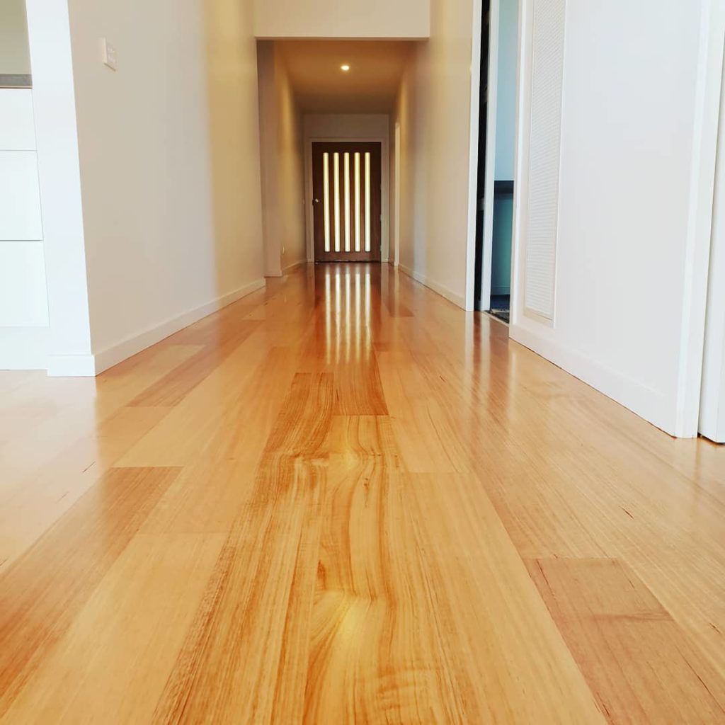 Riverina Floor Sanding. Tasmanian Oak with a silky smooth Satin finish